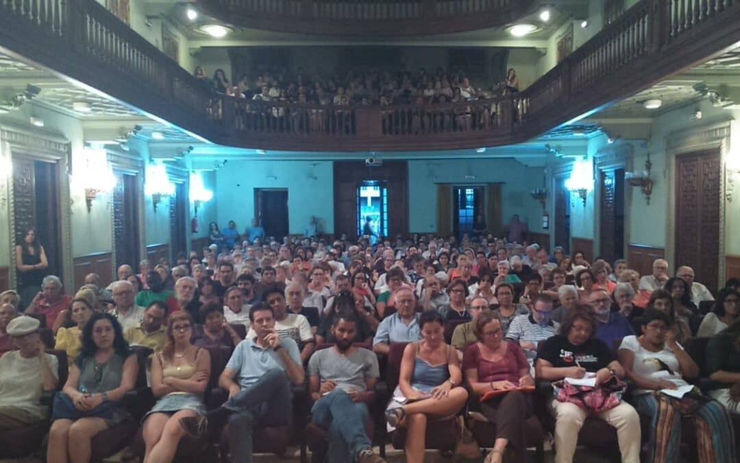 Audio conferencia sobre refugiados