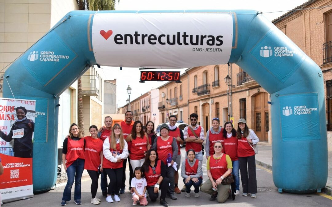 Entreculturas Valencia: “…hemos actuado en sensibilización a través de acciones educativas y de la carrera solidaria”